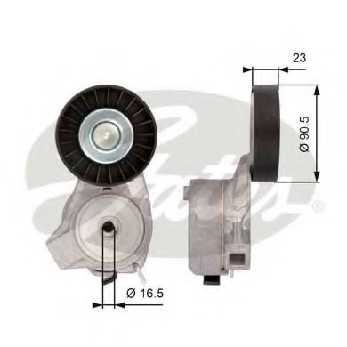 Ролик ремня генератора GATES T38226