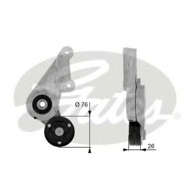 Ролик ремня генератора GATES T38304