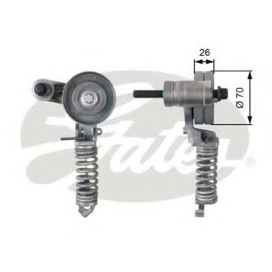 Ролик ремня генератора GATES T38344