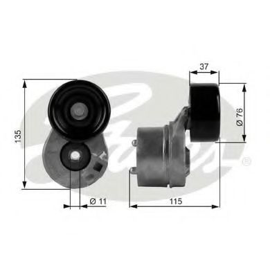 Ролик ремня генератора GATES T38431