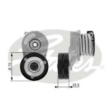 Ролик ремня генератора GATES T38432