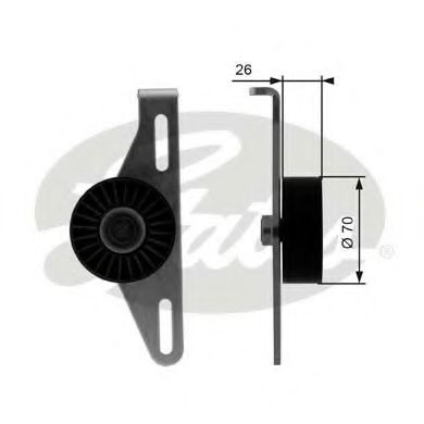 Ролик ремня генератора GATES T38484