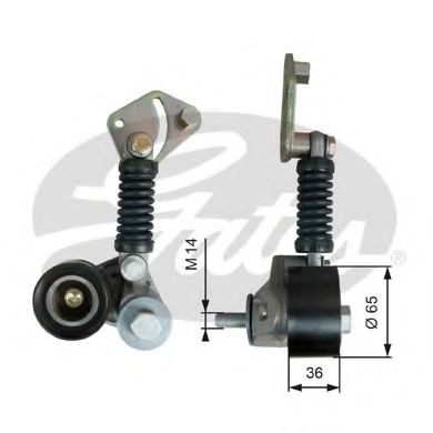 Ролик натяжной ремня генератора GATES T38603