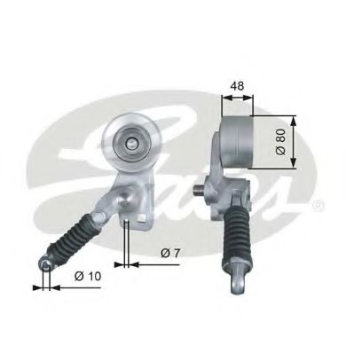 Ролик натяжной ремня генератора GATES T38604