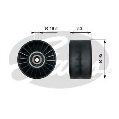 Ролик ремня генератора GATES T38678
