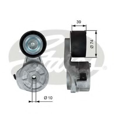 Ролик натяжной ремня генератора GATES T38706