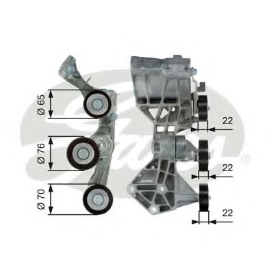 Ролик ремня генератора GATES T39064