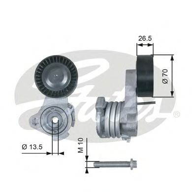 Ролик ремня генератора GATES T39112