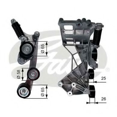 Ролик ремня генератора GATES T39136