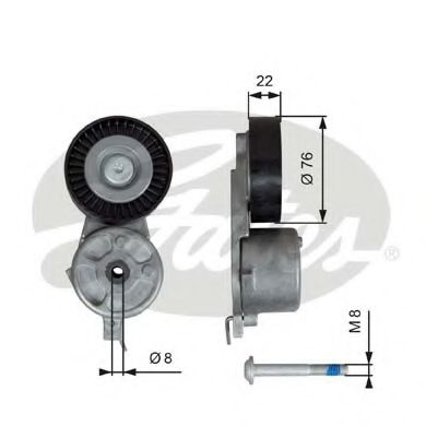 Ролик ремня генератора GATES T39141