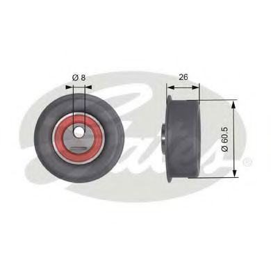 Натяжной ролик ремня ГРМ GATES T41253
