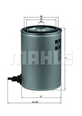 Топливный фильтр KNECHT/MAHLE KC 87D