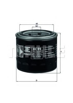 Топливный фильтр KNECHT/MAHLE KC 99