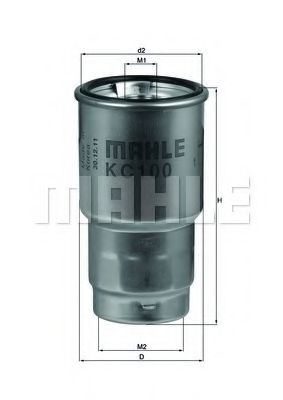 Топливный фильтр KNECHT/MAHLE KC 100D