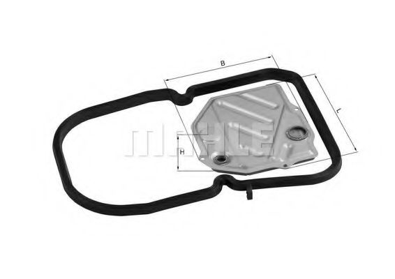 Фильтр автоматической коробки передач KNECHT/MAHLE HX 46D2