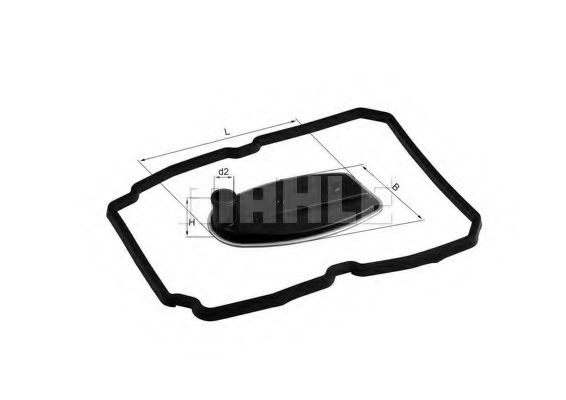 Фильтр автоматической коробки передач KNECHT/MAHLE HX 81D