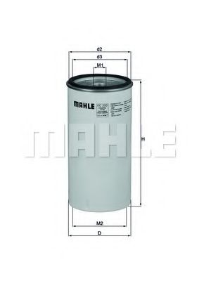 Топливный фильтр KNECHT/MAHLE KC 200