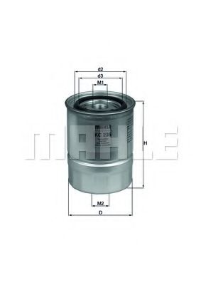 Топливный фильтр KNECHT/MAHLE KC 236