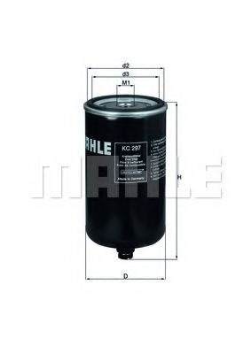 Топливный фильтр KNECHT/MAHLE KC 297