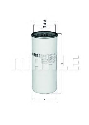 Топливный фильтр KNECHT/MAHLE KC 300
