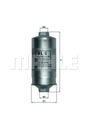 Топливный фильтр KNECHT/MAHLE KL 5