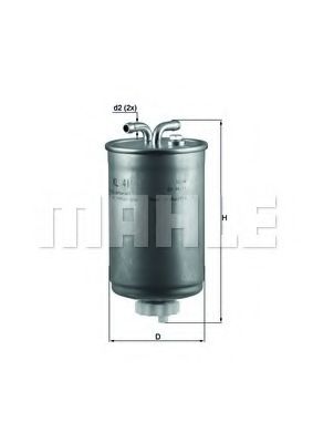 Топливный фильтр KNECHT/MAHLE KL 41