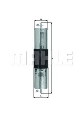 Топливный фильтр KNECHT/MAHLE KL 66