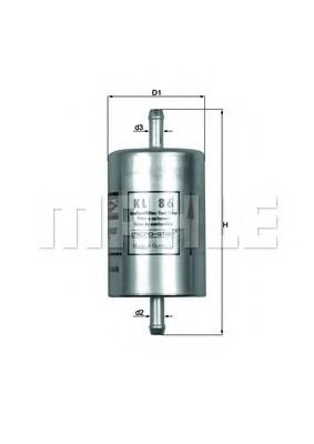 Топливный фильтр KNECHT/MAHLE KL 86