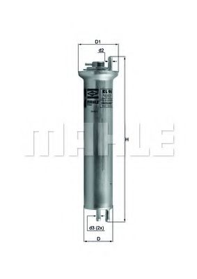 Топливный фильтр KNECHT/MAHLE KL 96