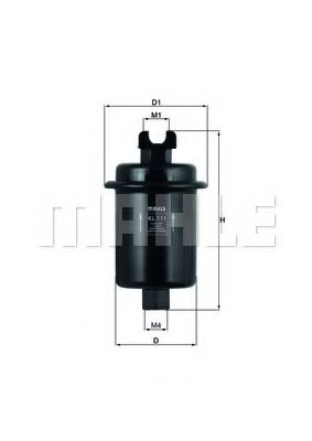 Топливный фильтр KNECHT/MAHLE KL 111