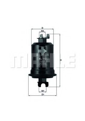 Топливный фильтр KNECHT/MAHLE KL 112