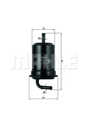 Топливный фильтр KNECHT/MAHLE KL 121