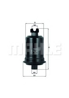 Топливный фильтр KNECHT/MAHLE KL 128