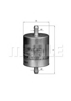 Топливный фильтр KNECHT/MAHLE KL 145
