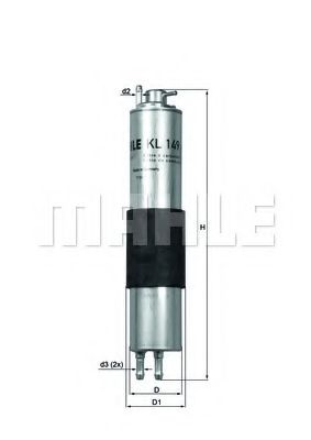 Топливный фильтр KNECHT/MAHLE KL 149