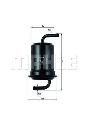 Топливный фильтр KNECHT/MAHLE KL 159