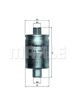 Топливный фильтр KNECHT/MAHLE KL 182