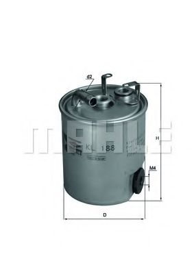 Топливный фильтр KNECHT/MAHLE KL 188