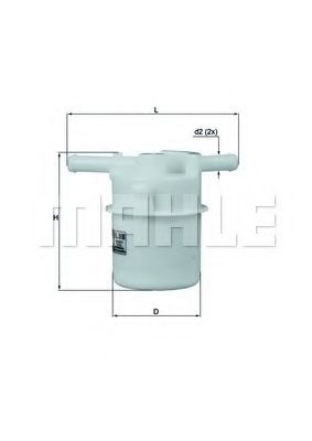 Топливный фильтр KNECHT/MAHLE KL 205
