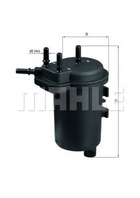 Топливный фильтр KNECHT/MAHLE KL 432
