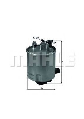 Топливный фильтр KNECHT/MAHLE KL 440/4