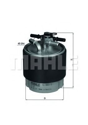 Топливный фильтр KNECHT/MAHLE KL 440/18