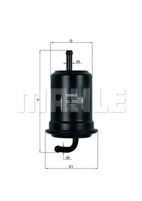 Топливный фильтр KNECHT/MAHLE KL 523