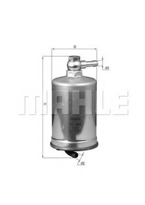 Топливный фильтр KNECHT/MAHLE KL 599