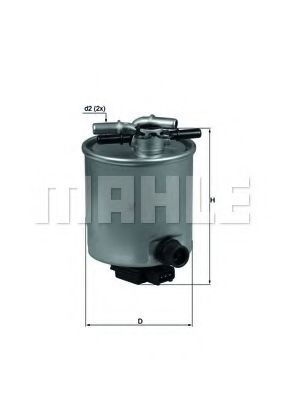 Топливный фильтр KNECHT/MAHLE KL 440/14