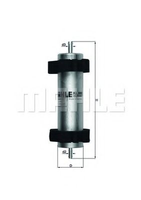 Топливный фильтр KNECHT/MAHLE KL 660