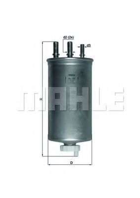 Топливный фильтр KNECHT/MAHLE KL 781