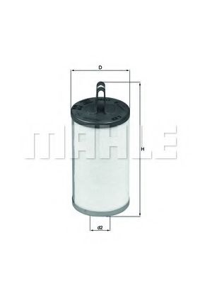 Топливный фильтр KNECHT/MAHLE KX 2