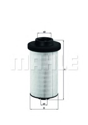 Топливный фильтр KNECHT/MAHLE KX 80D