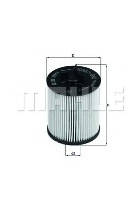 Топливный фильтр KNECHT/MAHLE KX 86/1D